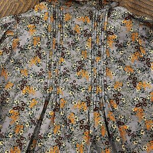 Hunter Bell floral blue blouse - small